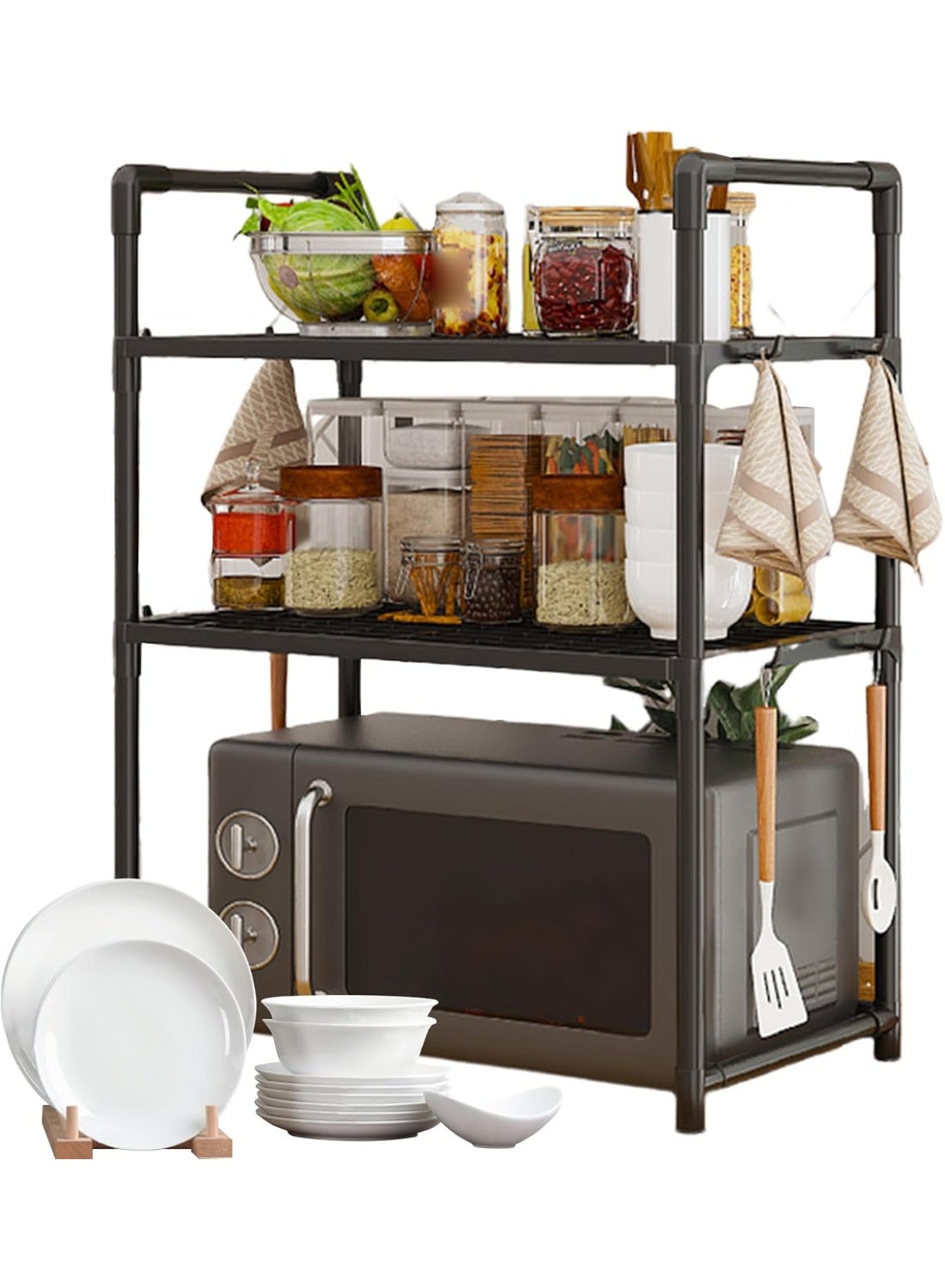 Microwave Oven Rack - Microwave Stand for Kitchen…