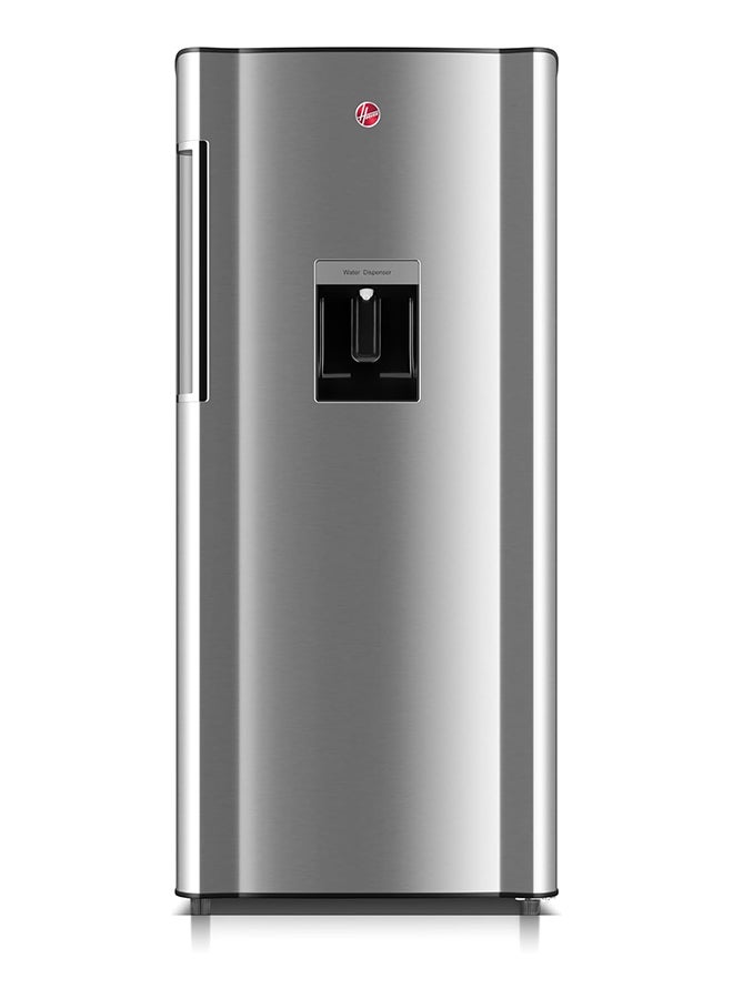 Compare Hoover 195L Single Door Refrigerator with Water Dispenser, Curved Door Design, Chiller Compartment, LED Lighting, Inox Finish, 156L Net 195L Gross – HSDK195S HSDK195S Silver at KSA Price
