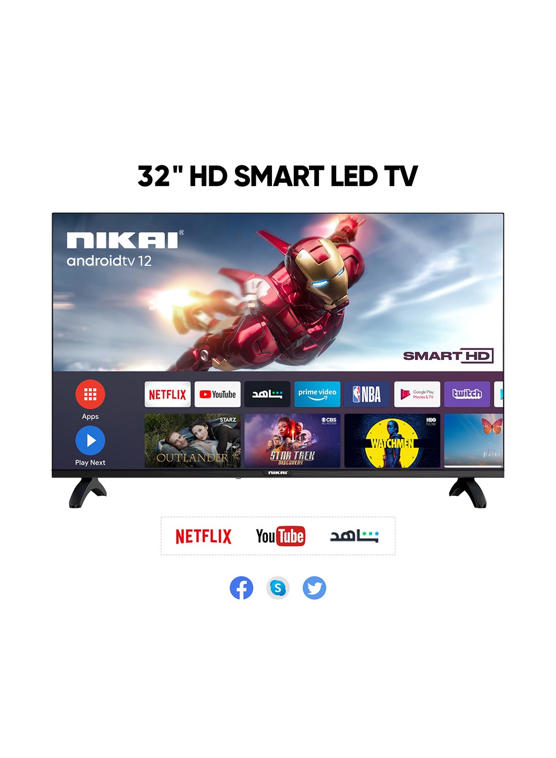 32 Inch Smart LED TV | HD 1366 x…