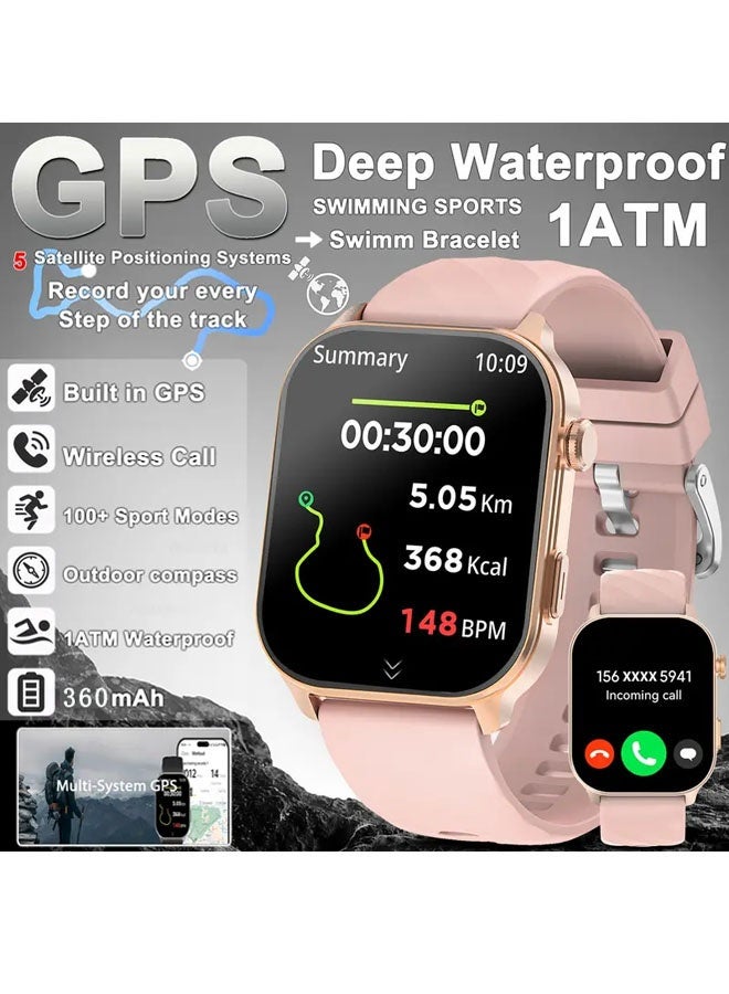 Compare 2025 New Style Sports Bluetooth Smart Watch, Smart Wearable Device, Equipped with 360mAh LargeCapacity Battery, 2.01Inch HD Full Touch Large Screen, Daily Waterproof, DIY Personalized Watch Face, RT EX300 at KSA Price