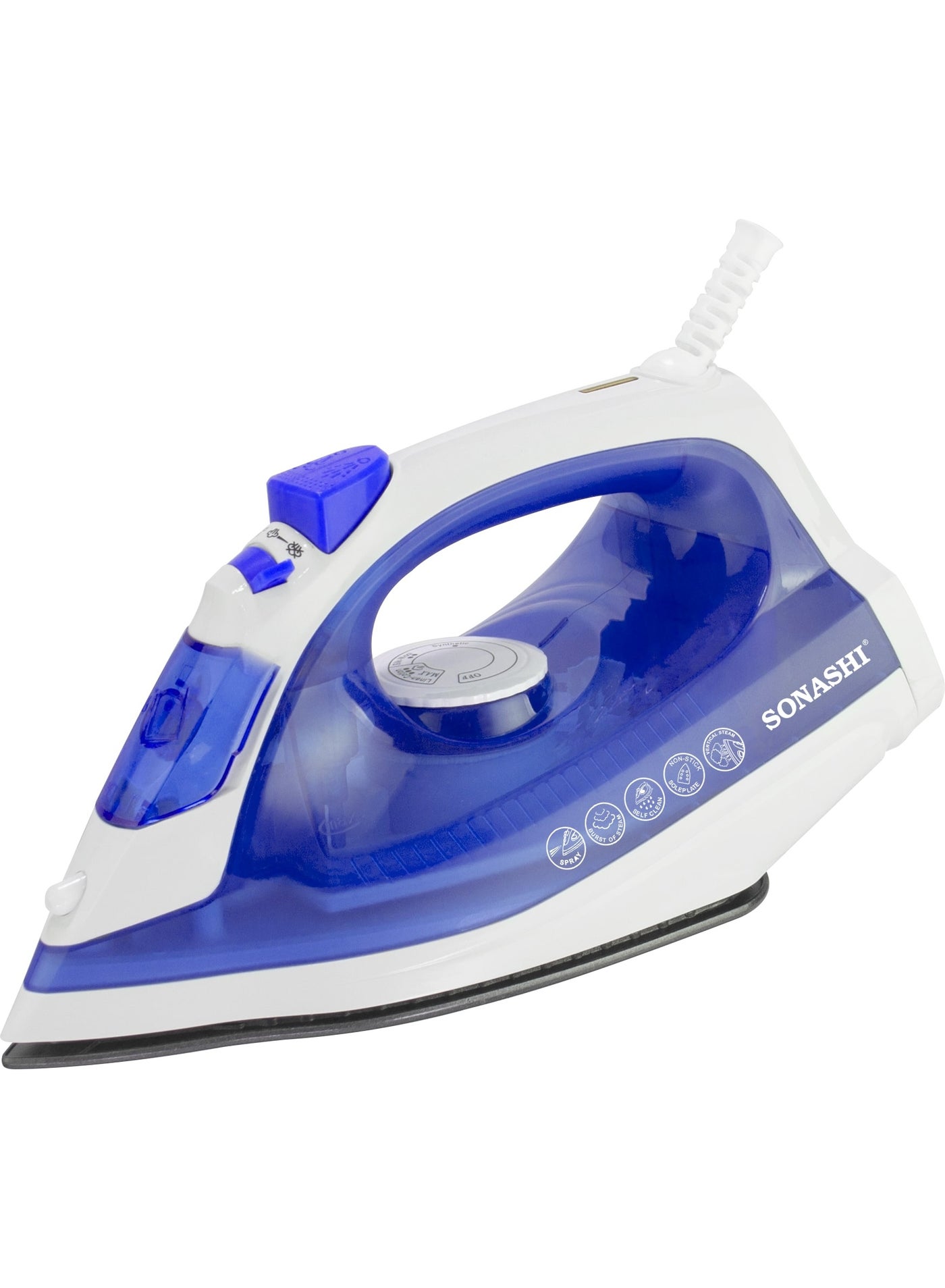 Steam Iron with Ceramic Coated Soleplate, 220ML Water…