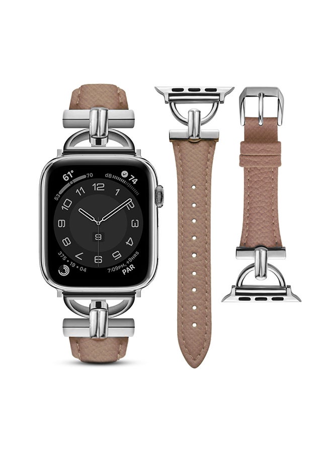 Leather Band For Apple Watch Series 10 9…