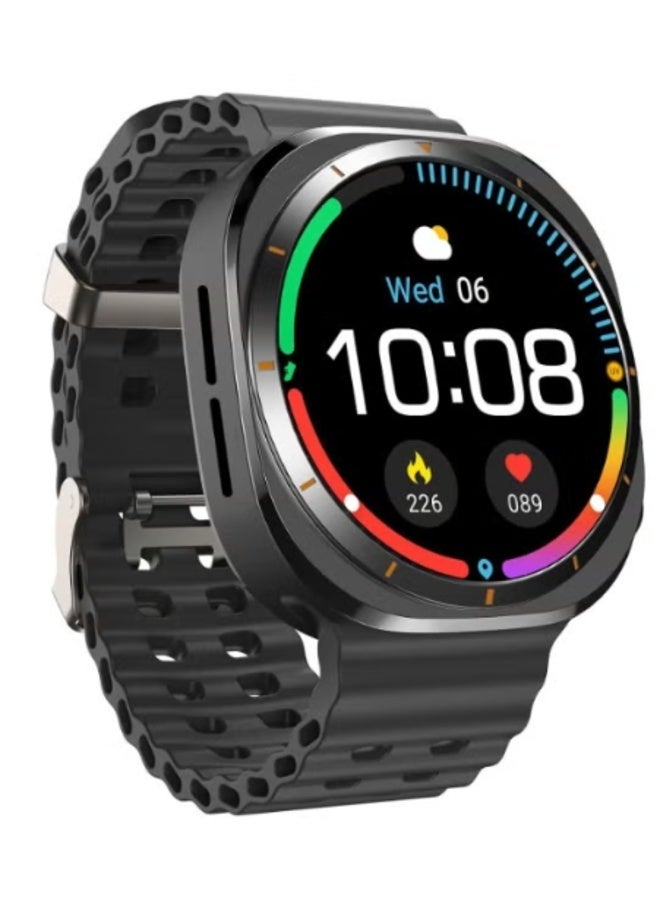 Compare Smart Watch W7 Full Screen HD Bluetooth Calling Smart Watch for Men and Women IP68 Waterproof Sports Smart Watch at KSA Price