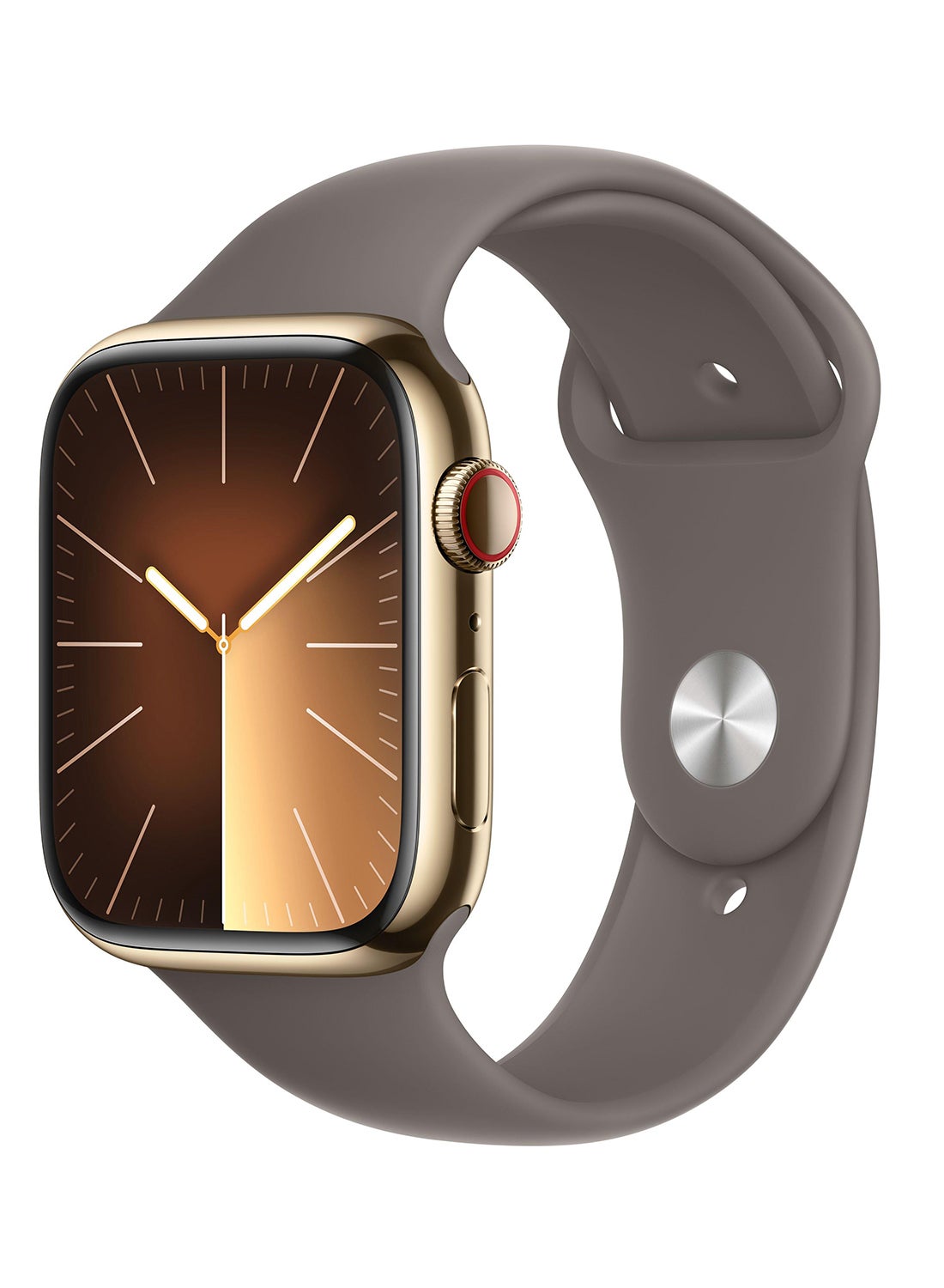 Compare Watch Series 9 GPS  Cellular 45mm Gold Stainless Case with Clay Sport Band  ML Multicolour at KSA Price