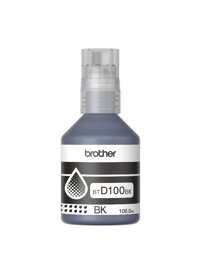 Compare Brother Genuine BTD100BK Black Ink bottle – 108.0mlBrother Genuine BTD100BK Black Ink bottle – 108.0ml  Image 2 Brother Genuine BTD100BK Black Ink bottle – 108.0ml Black at KSA Price
