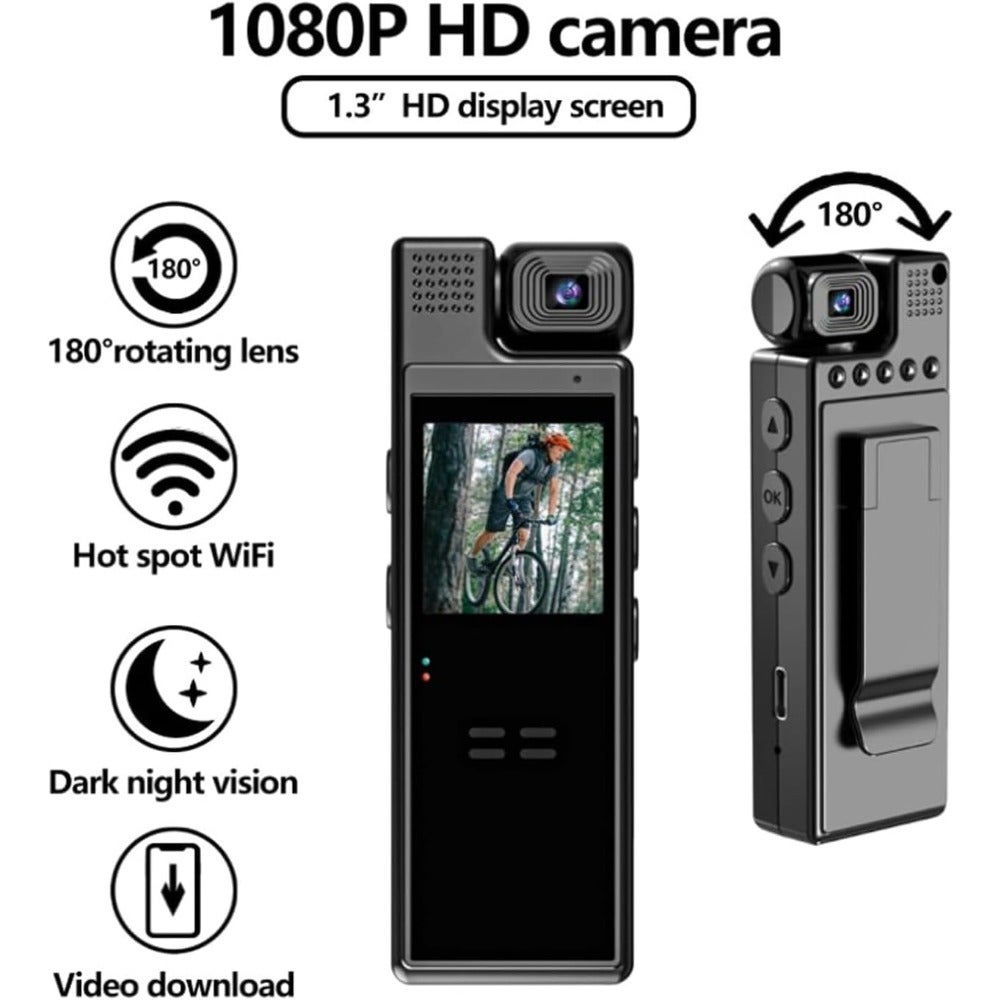 4K Thumb Action Camera, Portable POV Wearable…