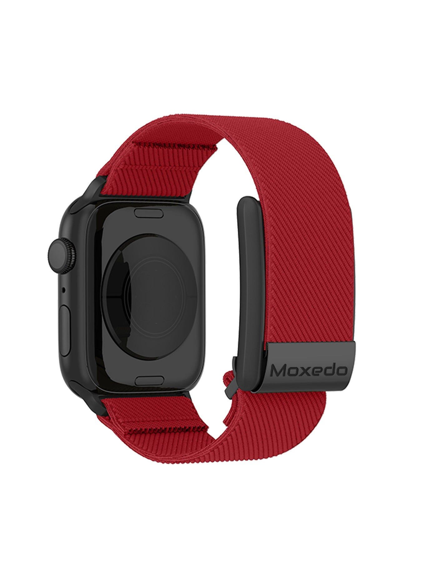 Compare Moxedo Hybrid FitWeave Nylon Braided Band Adjustable Replacement Strap Compatible for iWatch and Whoop 4.0 Wearable Health and Fitness Tracker  Red at KSA Price