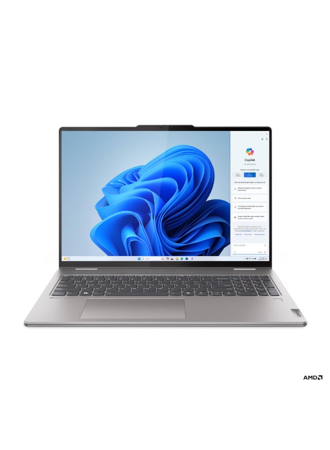 Compare Yoga 7 2in1 16AHP9 16 WUXGA IPS Touch Convertible Laptop, AMD Ryzen 7 8840HS CPU, 16GB LPDDR5x RAM, 512GB SSD, AMD Radeon 780M Graphics, WiFi 6E, Fingerprint Reader, Windows 11, Arctic Grey English Arctic Grey at KSA Price