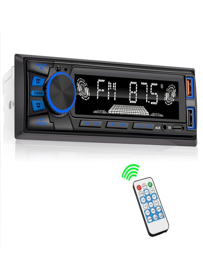 REAKOSOUND Car Radio Bluetooth Single DIN Car…