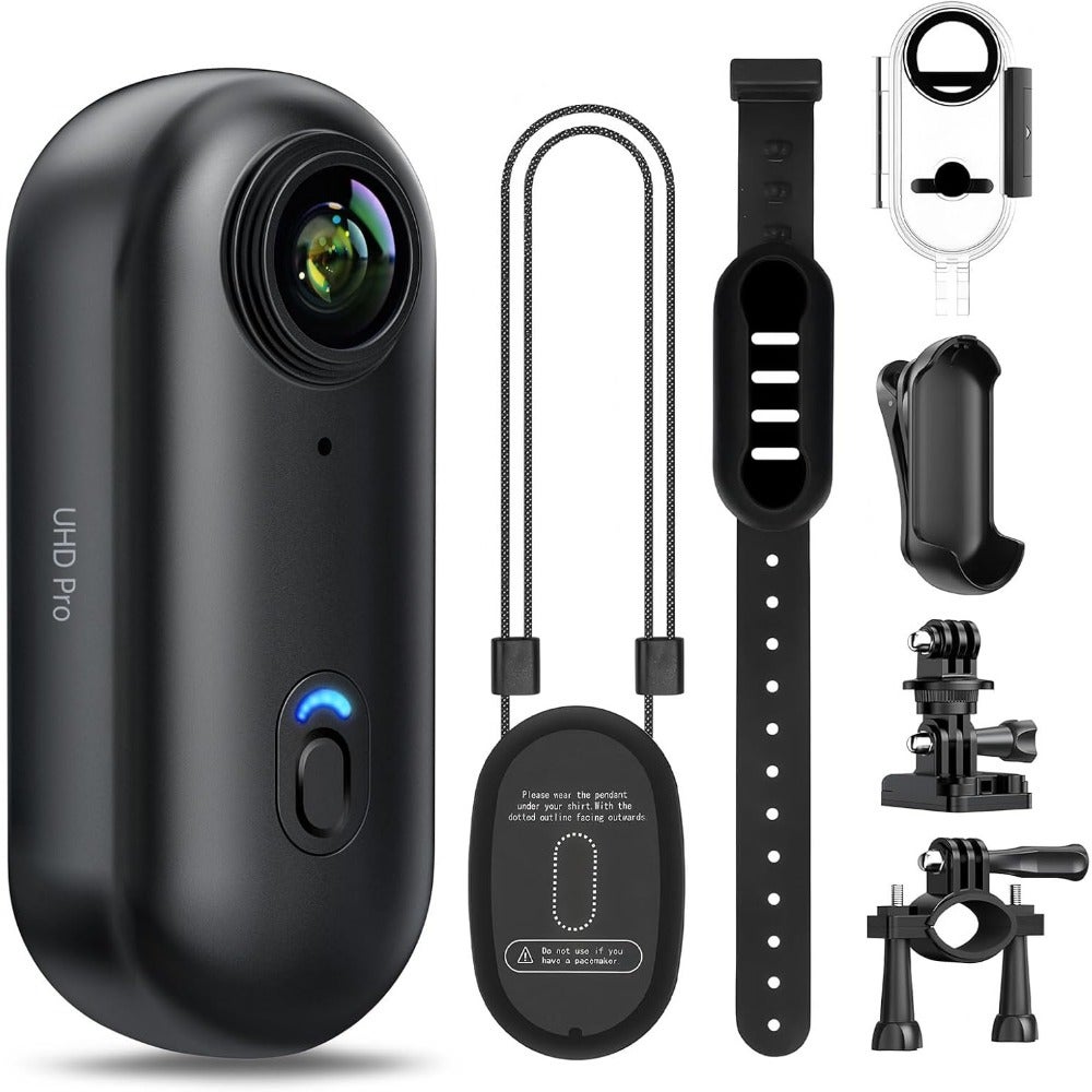 LOND4k Action Camera, Mini Vlogging Camera, Small…
