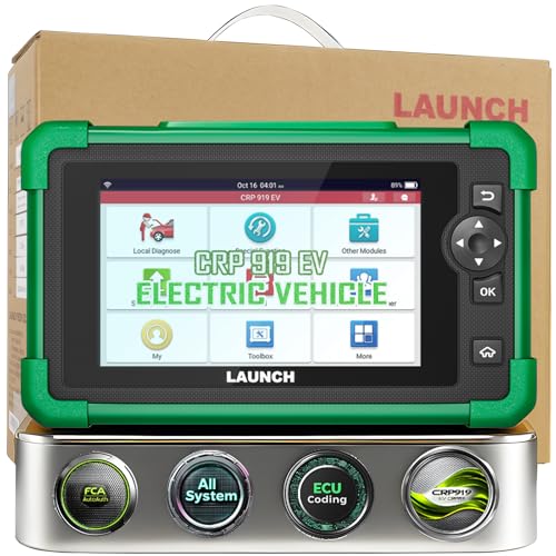 Compare LAUNCH CRP919 New Energy Vehicle Scanner, EV Scan Tool with All System, ECU Coding, Bidirectional Control, 43 Service, CANFD and DOIP, 2 Yers Free Update at KSA Price