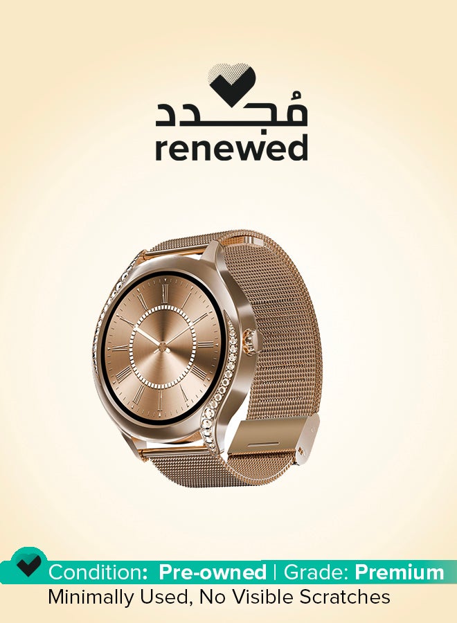 Compare Renewed  BoAt Enigma Gem Womens Luxury Smart Watch Rose Gold at KSA Price