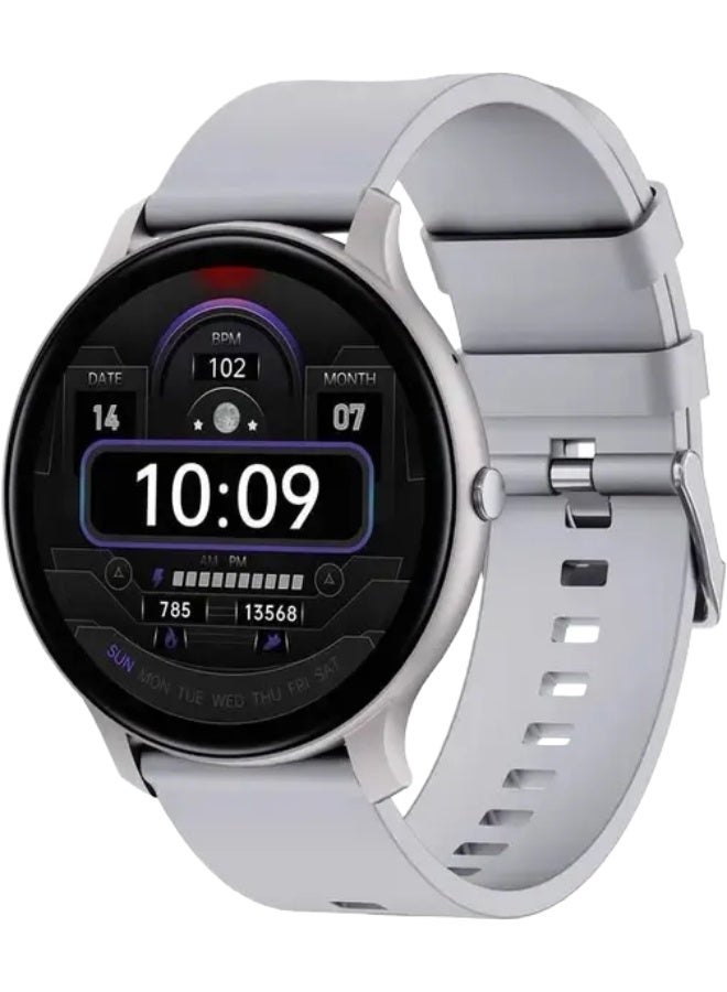 Compare Smart Watch with 1.46  Display, IP68 Waterproof, Always on Display, BT Calling, Music Control, Sleep Monitor, Multiple Sport Model, Activity Tracking, Compatible with Android 5.0 & up, iOS 9.0 & up  Silver at KSA Price