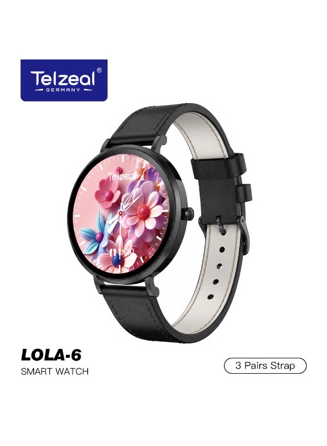 Telzeal LOLA-6 Women's Smart Watch with 3 Interchangeable…