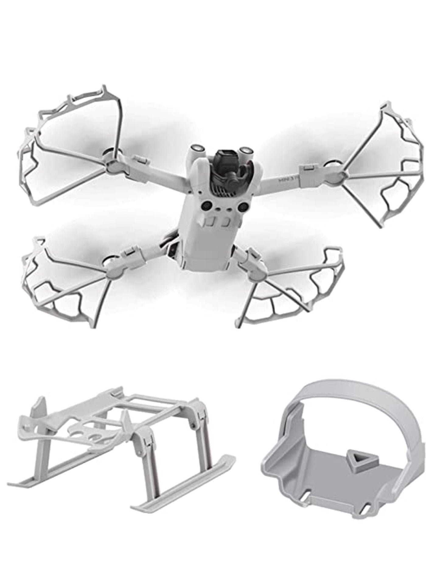 Compare 3in1 Propeller Guard Holder Strap Drone Landing Gear for DJI Mini 3 Pro RC Accessories Protect in Good at KSA Price