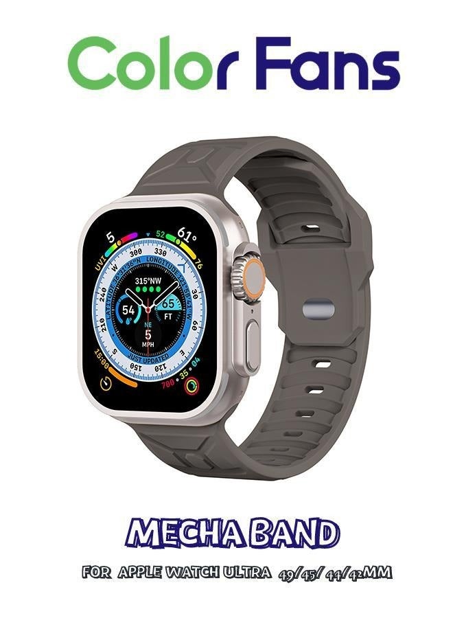 Compare Soft Silicone Sport Band for Apple Watch Ultra 49mm, 45mm, 44mm, 42mm  Terracotta  Replacement Strap for iWatch Series 8, 7, SE, 6, 5, 4, 3, 2, 1  For Men and Women at KSA Price