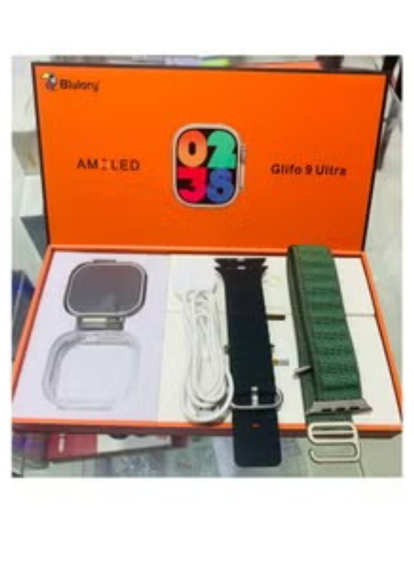 Glifo 9 Ultra Smartwatch Bluetooth Call Waterproof…