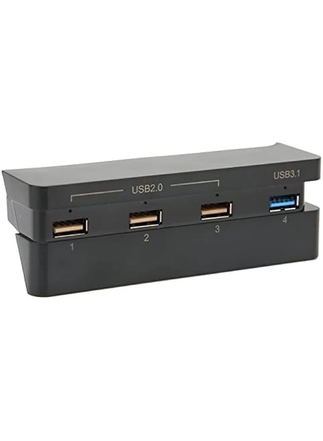 for PS4 Slim Gaming Console Hub, USB2.0 x…