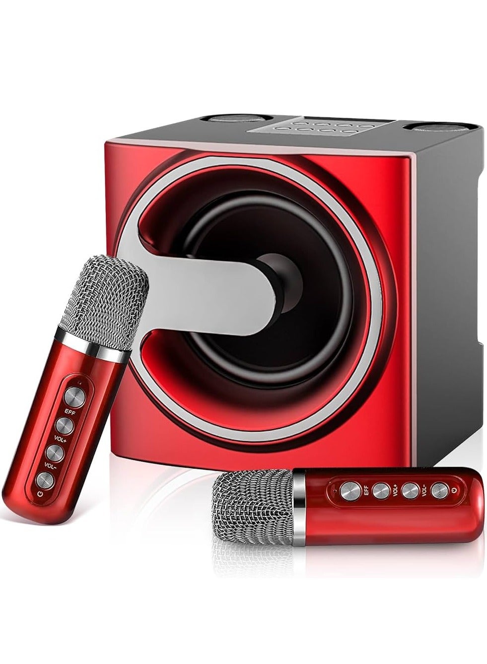 Compare Karaoke System With 2 Microphones And Transformation Light Stereo Speaker Support Bluetooth at KSA Price