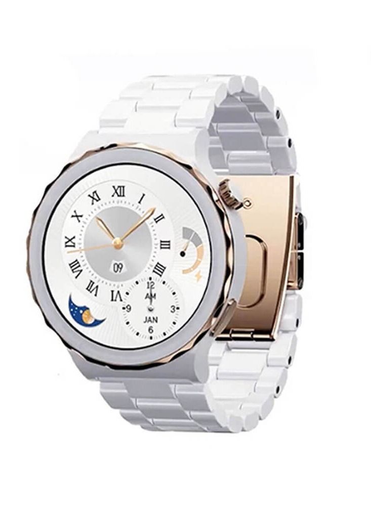 Compare Haino Teko Smart Watch RW 15 Ceramic  Silver at KSA Price