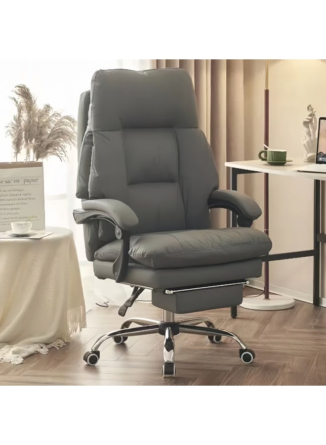 Big and Tall Office Chair with Footrest, PU…