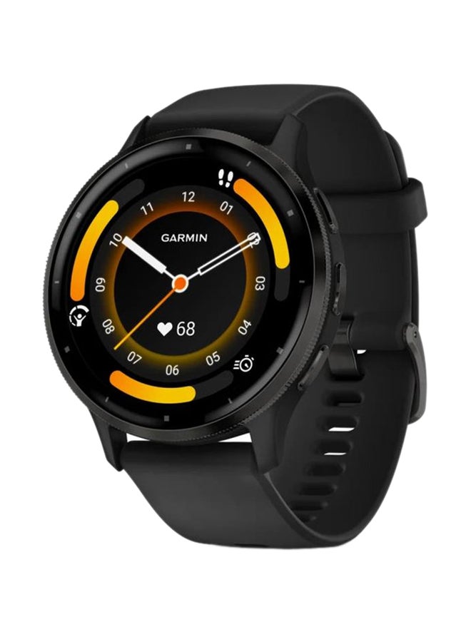 Compare Venu 3  45MM  Up To 14 Days Battery Life  1.4inch Amoled Display, Scratch Resistant, Corning® Gorilla® Glass 3, Heart Rate Monitor, Stress Tracking, Advanced GPS Features, Builtin GNSS and Sports App, iOS and Android Compatible Black Case and Si at KSA Price