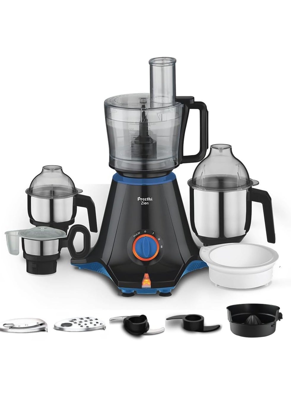 Zion Mixer Grinder for Kitchen - 4 Jars Mixie…