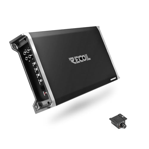 Compare Recoil RED12001 2500 Watts ClassD Strappable Car Audio MonoBlock Subwoofer Amplifier, 1 Ohm Stable, Remote Bass Knob Included at KSA Price