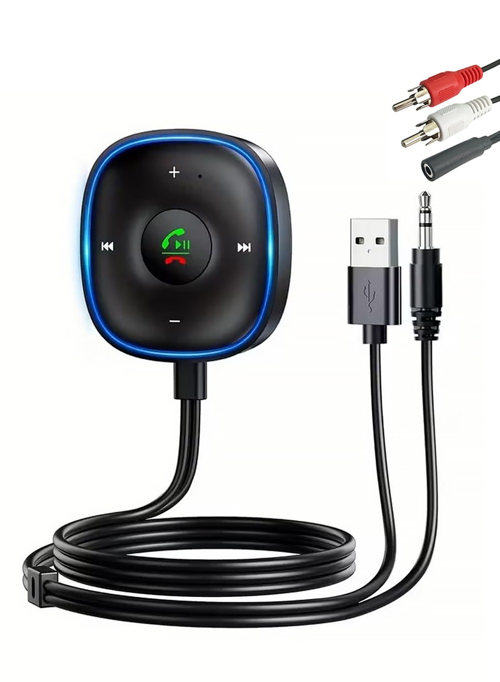 Bluetooth 5.3 Aux Car Adapter, Bluetooth…