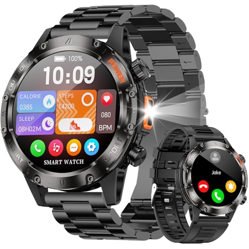 BRUBOSES Smart Watches for MenMilitary Rugged Men…