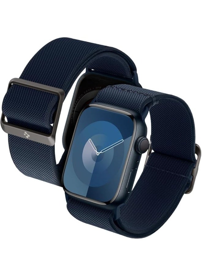 Compare Lite Fit Apple Watch Band for Apple Watch Series 1110 42mm, Series 987 41mm, SE2SE654 40mm, 321 38mm Nylon Solo Loop strap  Navy at KSA Price