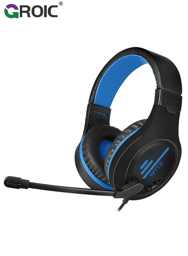 Blue Gaming Headset for PC PS5 PS4 Nintendo…