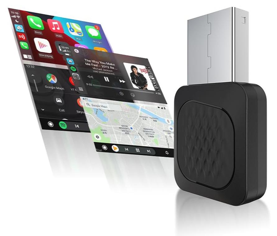 Mini Wireless Carplay Adapter, Convert Wired to…