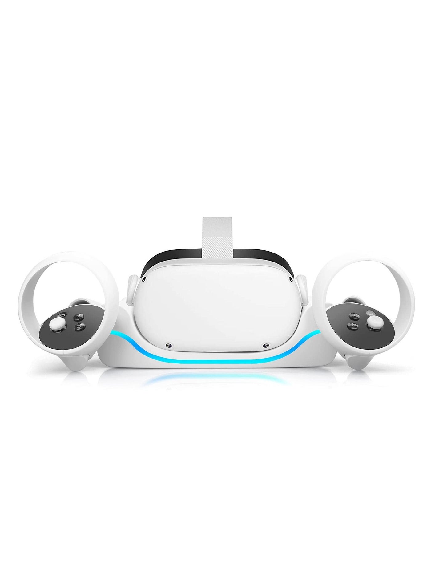 Compare Charging Station for Oculus Quest 2 USB Charging Dock Stand for VR Headset HighSpeed Charging Station Stand With Breathing Light for Quest 2 Handle Storage Dock at KSA Price