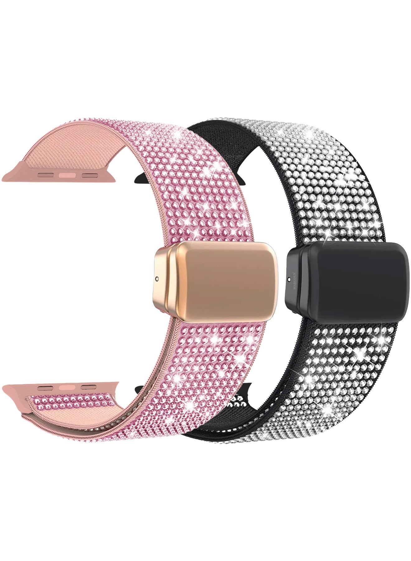 2Packs 38mm/40mm/41mm/42mm(Series 10) Strap Band…