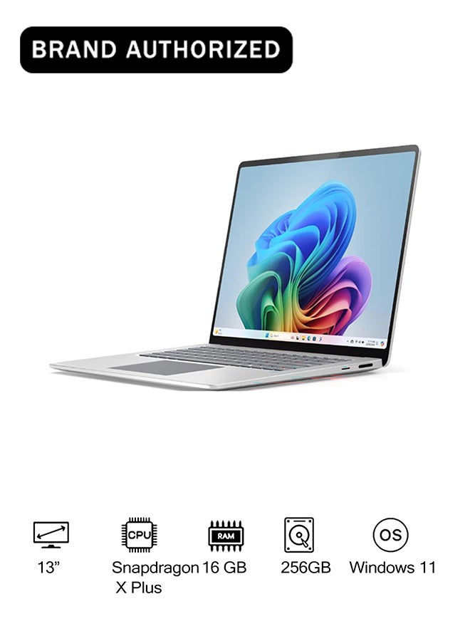 Compare Surface Laptop 13 Copilot+PC, Snapdragon X Plus 8 Core, 16GB RAM, 256GB SSD, Win11 EnglishArabic Keyboard Platinum at KSA Price