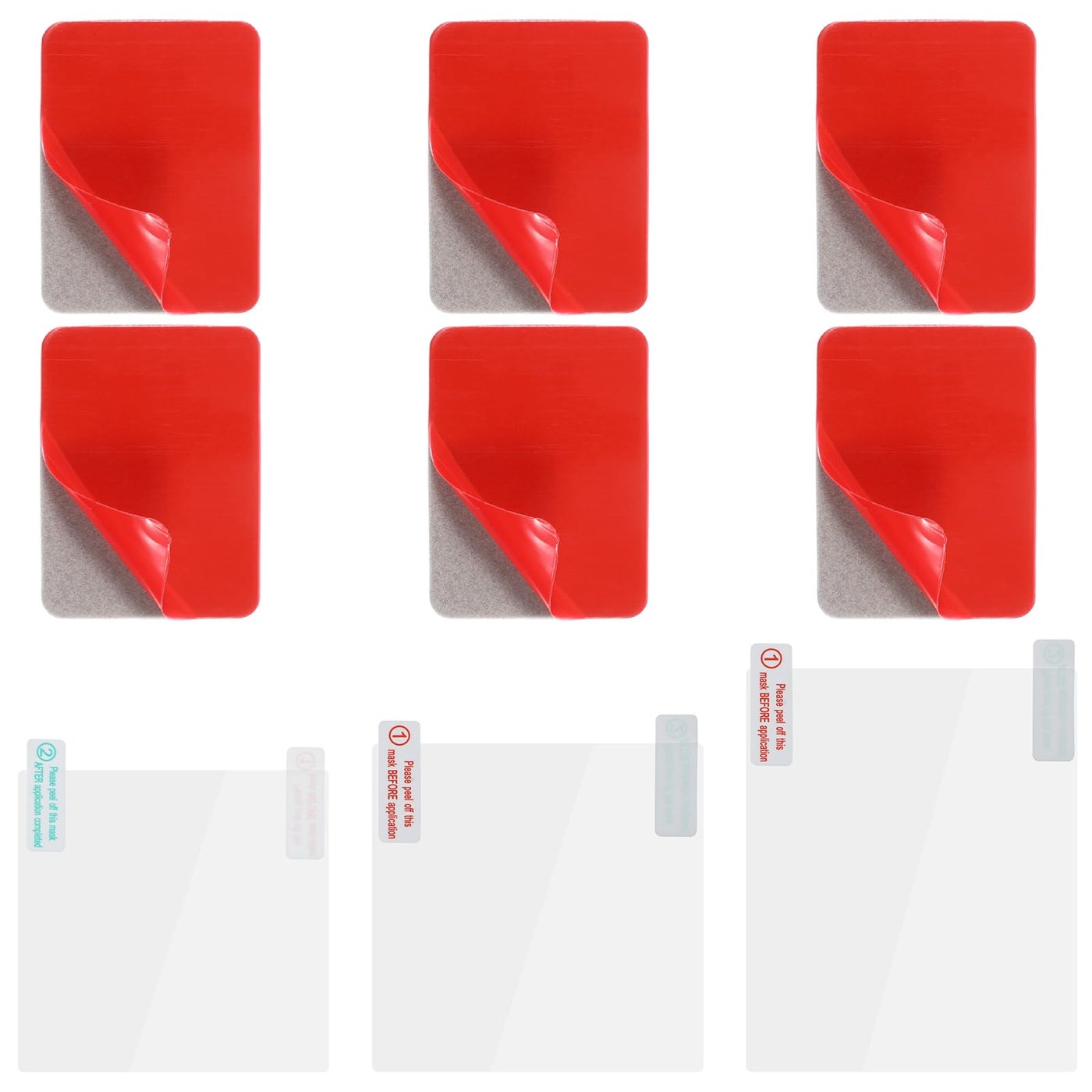 Compare 3 Pcs Electrostatic Film for Dash Cam, 6 Pcs DoubleSided Sticker for Windshield Dashcam, HighBond Mounting Dashcam Windshield Sticke for Windshields & Dashboard at KSA Price