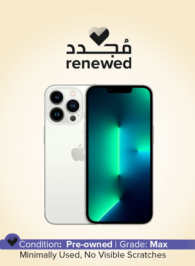 Compare Renewed  iPhone 13 Pro Max 256GB Silver 5G With Facetime  International Version at KSA Price
