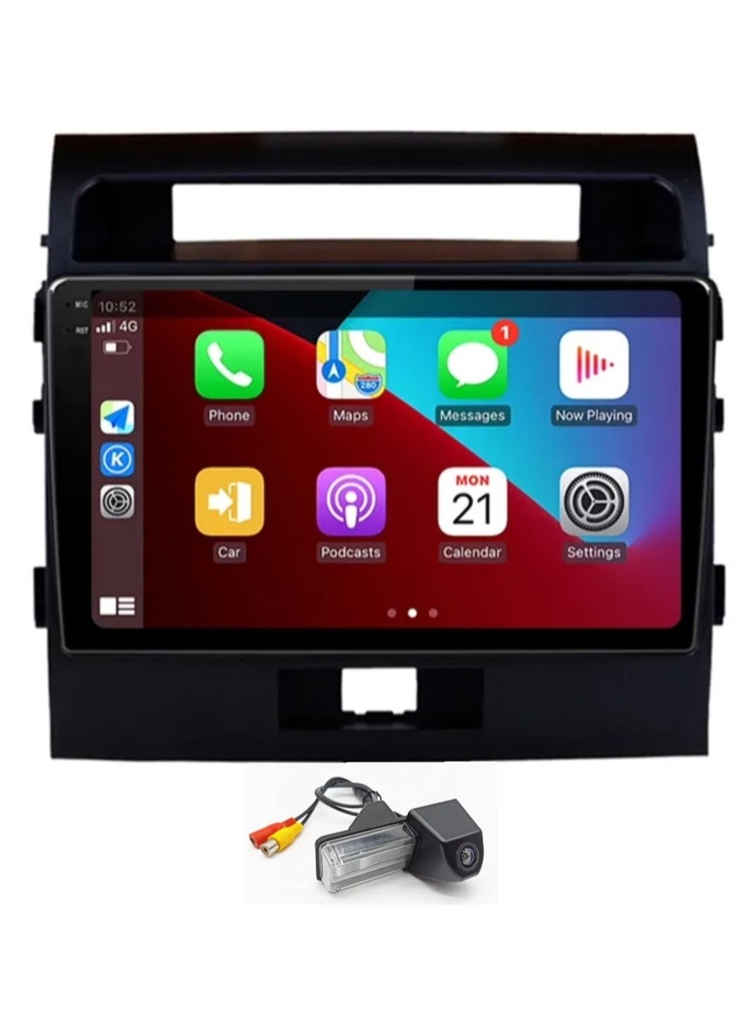Compare Android Screen For Toyota Land Cruiser 2008 to 2015 8GB RAM 128GB memory Support Apple Carplay Android Auto Wireless QLED Touch Screen DSP HD Land Cruiser Camera included at KSA Price