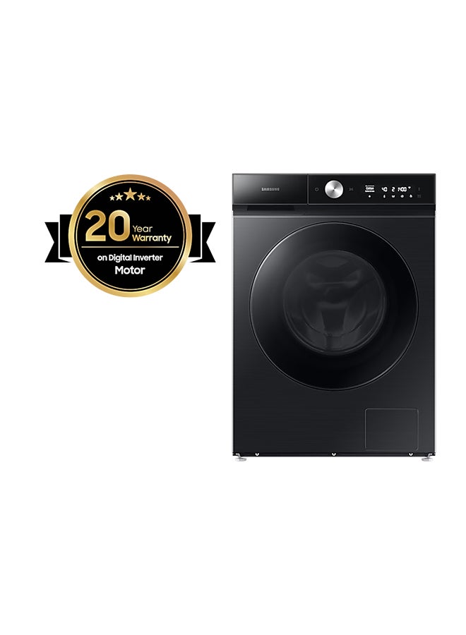 Compare 11.58 Kg Front Load Washer Dryer Combo With Digital Inverter Technology, AI Ecobubble And AI Wash 11.5 kg WD11BB944DGBGUR Black at KSA Price