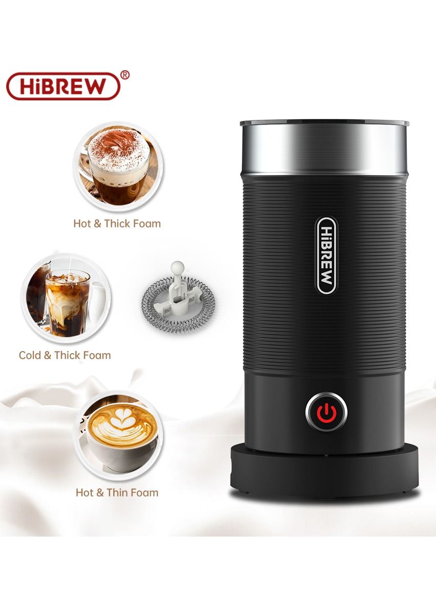 Compare HiBREW Electric Milk Frother Frothing Foamer Chocolate Mixer ColdHot Latte Cappuccino fully automatic Milk Warmer Cool M1A at KSA Price