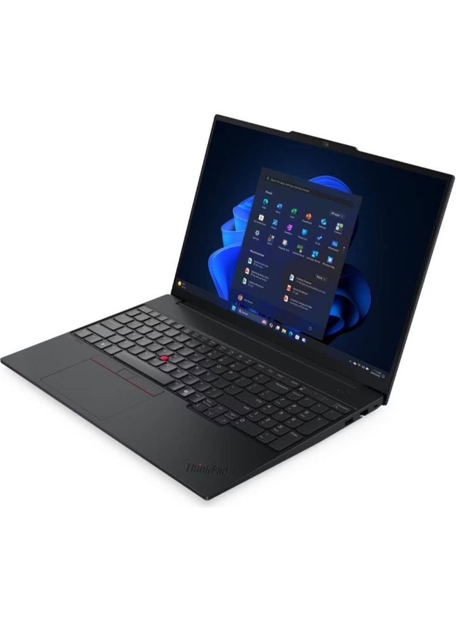 Compare ThinkPad E16 Gen 3 2025 AI PC – 2nd Series  Intel Core Ultra 5225U  16inch WUXGA  512GB SSD  16GB RAM  Shared Intel Graphics  Windows 11 Pro  English & Arabic Keyboard  Black – 21SR005MGR Black at KSA Price