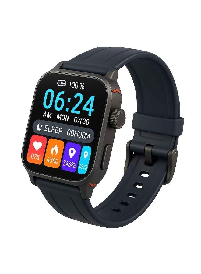 Compare CAROSKI Smart Watch 2.04 Display, 100+ Sports modes,Remote Control Camera, Sleep Tracking, Fast Charging, BT Call, Weather Display, Flashlight, Heat Rate & Blood Pressure Monitor, Black at KSA Price