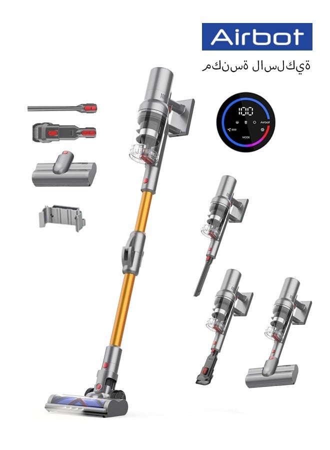 Compare Cordless Vacuum Cleaner,4 in 1 Vacuum Cleaner with LED Display,Brushless Motor 27Kpa Powerful Suction, Lightweight Handheld Vacuum for Hard Floor Carpet at KSA Price