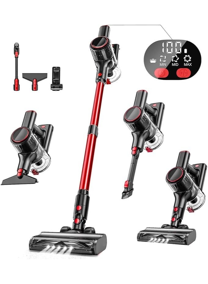 A27R Cordless Vacuum Cleaner, 30Kpa Powerful Suction…