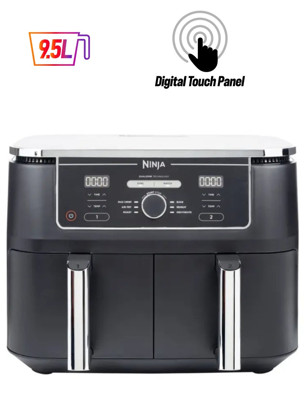 Foodi MAX Dual Zone Digital Air Fryer, 2…