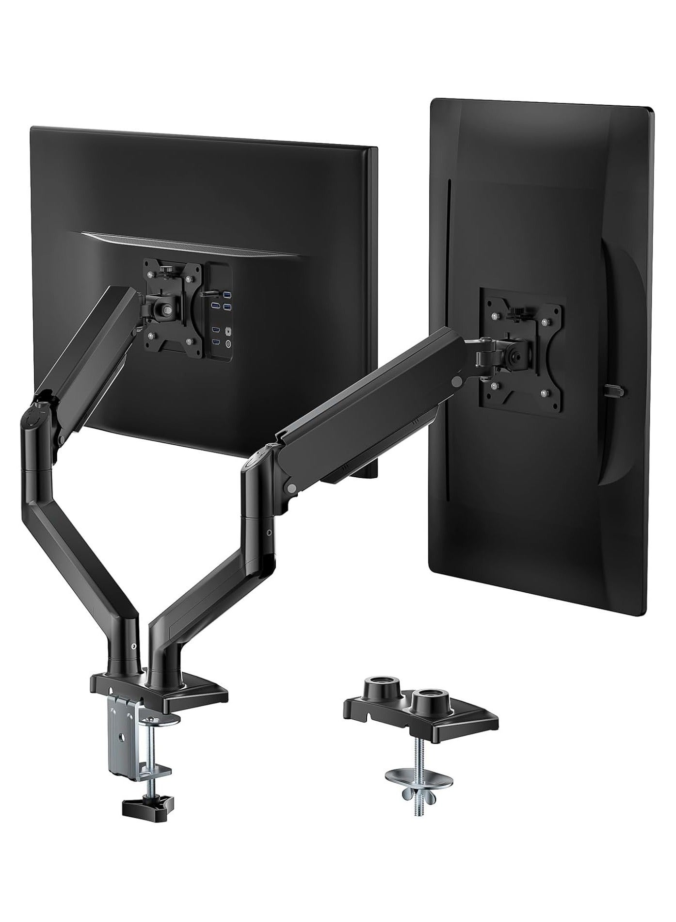 Dual Monitor Mount, Adjustable Gas Spring Monitor…
