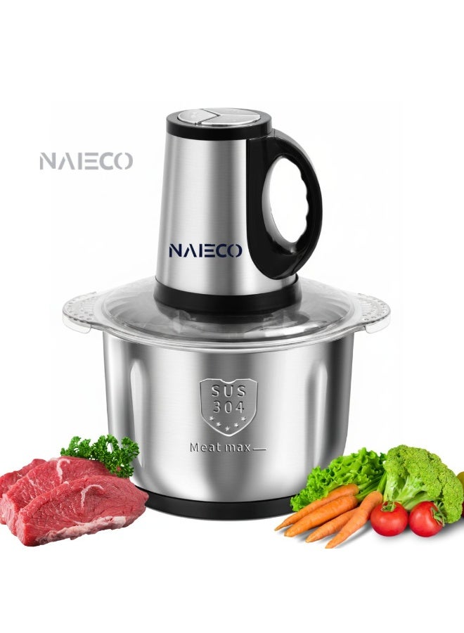 NAIECO Multi-Function food chopper,3 L Bowl, Blade,Easy…