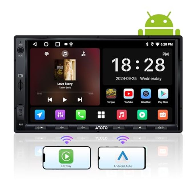 A5L 7Inch Android Double Din Car Stereo,…