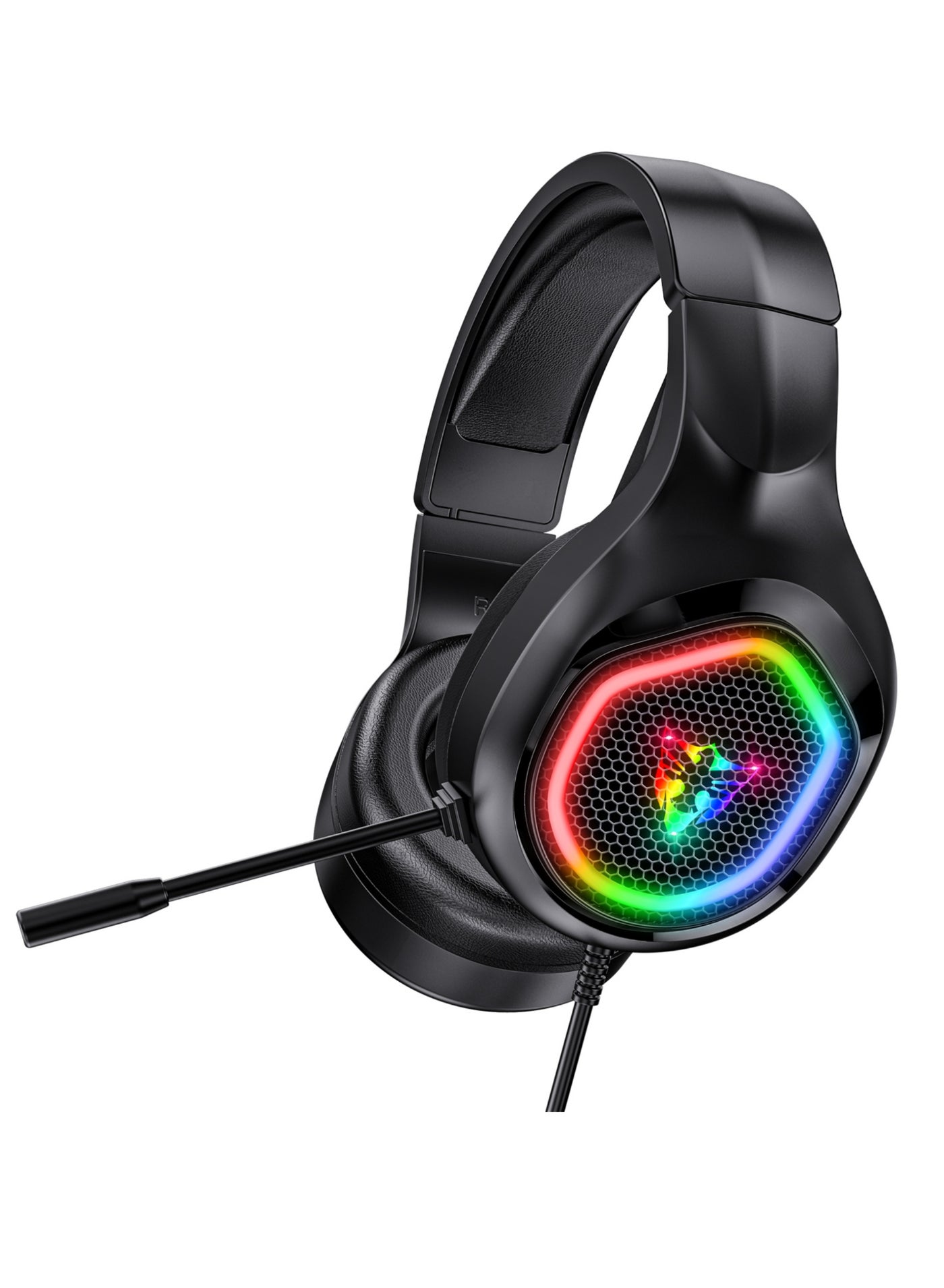 Wired Over Ear Gaming Headphone with Mic and…